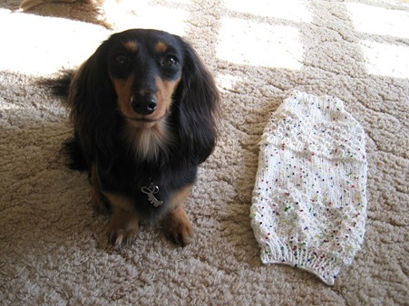 手編みのセーター