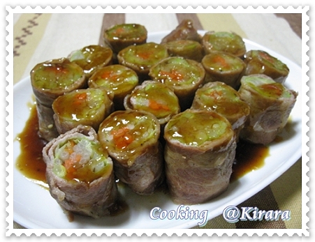 ◆4.25　春キャベツの豚肉巻き♪