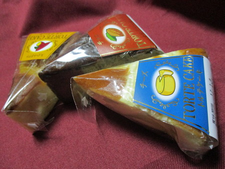 トルテケーキ３種