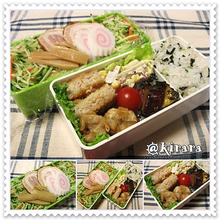 ◆７．２　冷たいラーメンのお弁当（長男）♪