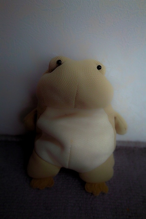カエルのぬいぐるみ