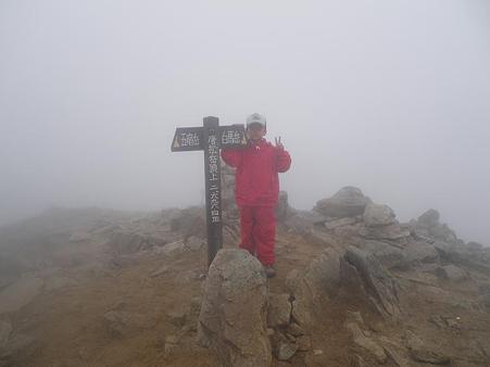 唐松岳頂上たっ君