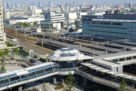 ＪＲ尼崎駅　ＣＯＣＯＥ屋上から