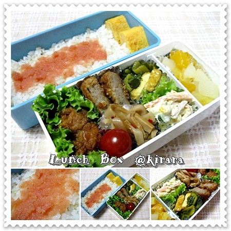 ◆６．１２　たらこご飯のお弁当（長女）♪