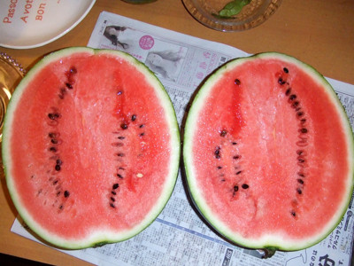 0823スイカ２番果中身