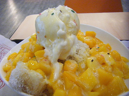 マンゴーかき氷 (3)