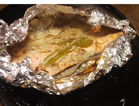 鮭のホイル焼