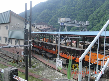 ３３黒部峡谷鉄道・宇奈月駅１５：４１