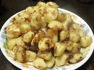 じゃが芋のにんにく炒め1.16☆016