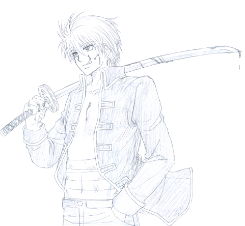 うっかり鎖骨を描いちゃったで、ええいもう、いっそのこと脱がせちゃえ！☆（≧▽≦）☆！ってなった総悟くんでした。(ﾟ∇^*) ﾃﾍ♪