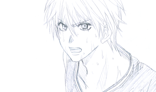 この黒子くん描いてる最中、すさまじい眠気に教われてました。(ﾟ∇^*) ﾃﾍ♪