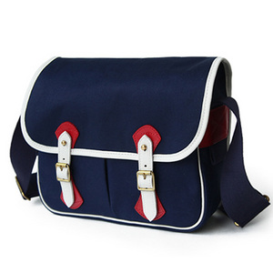 Whitehouse Cox［ホワイトハウスコックス］L9763 ショルダーバッグ コットンツイルキャンバス×ブライドルレザー×アルパインカーフ