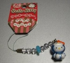 ラッキーカラーふくろうバージョン　匂玉ストラップ