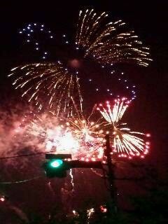 手賀沼花火　蝶